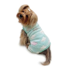 Ultra Plush Fluffy Clouds Front Sleeveless Pajamas - XS