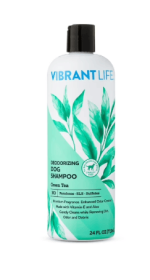 Vibrant Life Deodorizing Dog Shampoo with Green Tea, 24 fl oz