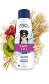 Naturel Promise Fresh & Soothing Lavish 4-in-1 Dog Shampoo and Conditioner for Pets, 22oz