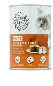 Special Kitty Chicken & Tuna Dinner Pate Wet Cat Food, 22 oz Can