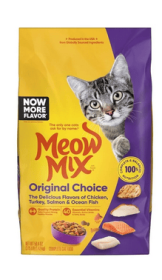 Meow Mix Original Choice Dry Cat Food, 3.15 Pound Bag