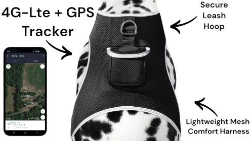 NEW Rechargeable GSM Cat Dog GPS Collar Tracking Device for Pet Safety Size:XL