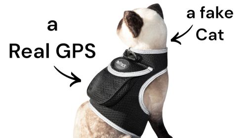 NEW Waterproof Mini GPS Dog Collar Tracker w/ Comfortable Buckle Clip Size:XL