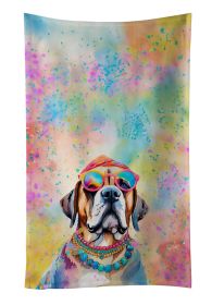 Mastiff Hippie Dawg Kitchen Towel Dish Cloths Guest Hand Towel Decorative Bathroom Towel for Face,Tea, Dishcloth, Kitchen and Bath