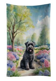 Bouvier des Flandres Spring Path Kitchen Towel Dish Cloths Guest Hand Towel Decorative Bathroom Towel for Face,Tea, Dishcloth, Kitchen and Bath