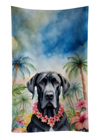 Great Dane Luau Kitchen Towel Dish Cloths Guest Hand Towel Decorative Bathroom Towel for Face,Tea, Dishcloth, Kitchen and Bath