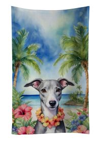 Whippet Luau Kitchen Towel Dish Cloths Guest Hand Towel Decorative Bathroom Towel for Face,Tea, Dishcloth, Kitchen and Bath
