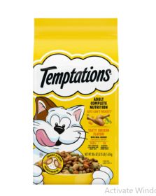Temptations Tasty Chicken Flavor Adult Dry Cat Food, 3.15 lb. Bag Walmart Exclusive