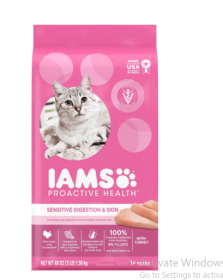 Iams Proactive Health Turkey Dry Cat Food, 3 lb Bag