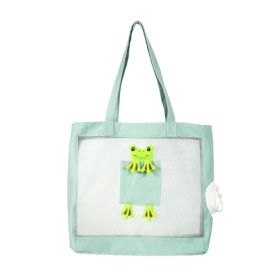 Handheld Breathable Canvas Cat Bag for Outdoor