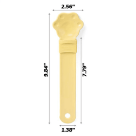 Top Pet Supplies For Your Furry Friend - Comedero De Tiras Para Gatos (Color: Yellow)