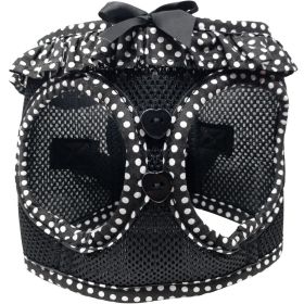 American River Choke Free Dog Harness Polka Dot Collection (Color: Black and White Polka Dot, size: 2X/3X-Large)