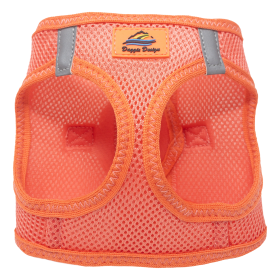American River Solid Ultra Choke Free Dog Harness (Color: Coral, size: 2XL/3XL)